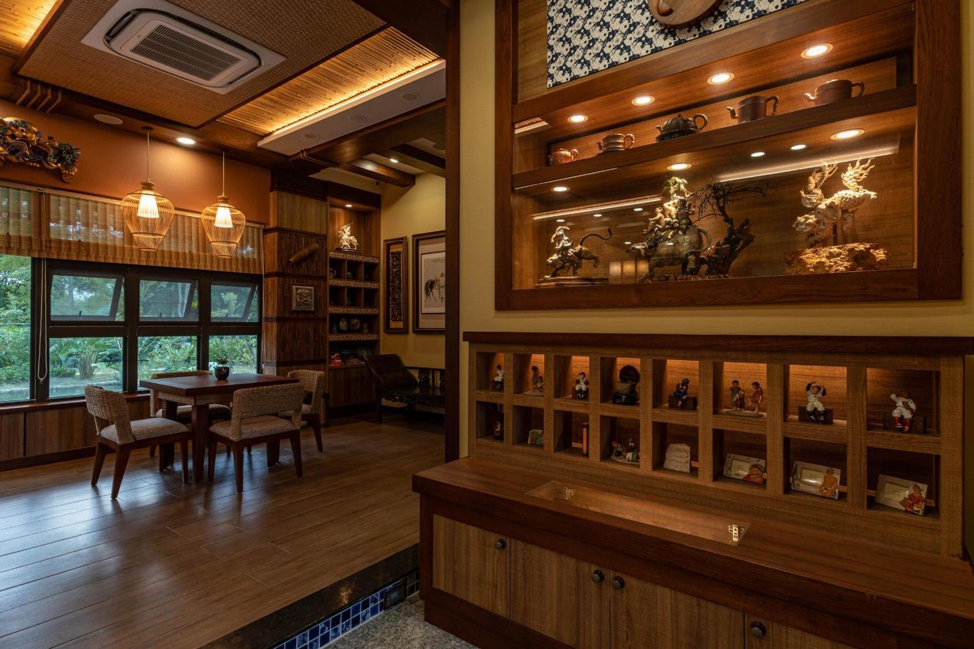 Appartement 山花映水紅莊園民宿 à Yuemei Extérieur photo